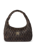 Miu Miu Wander Matelasse Leather Shoulder Bag — Same as shown — Size One Size — Front View
