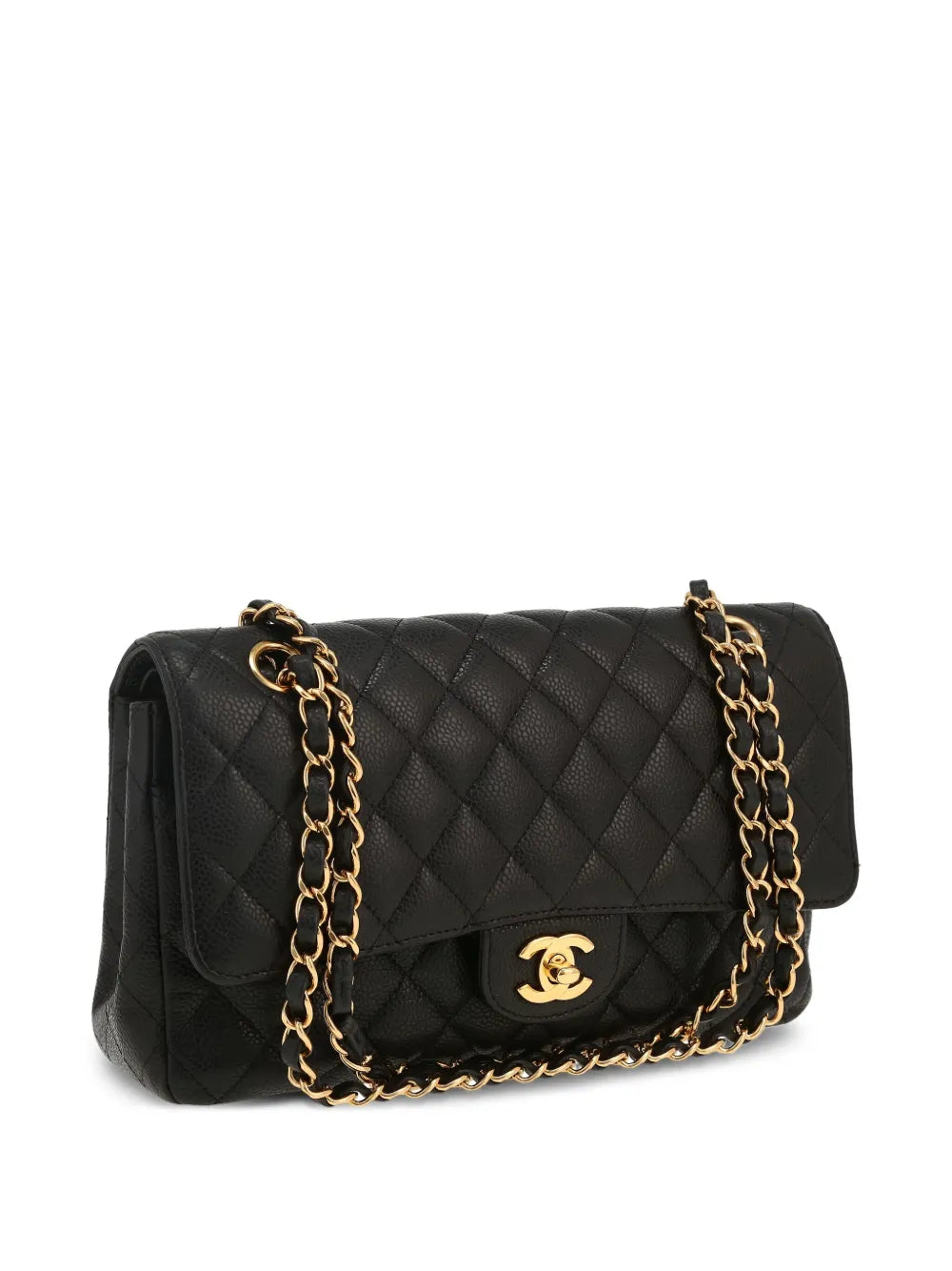 Chanel Pre Owned Quilted Leather Handbag — Same as shown — Size One Size — Top View