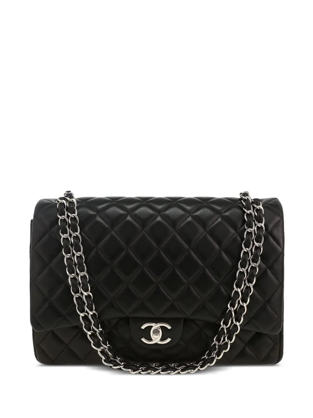 Chanel Pre Owned Timeless Maxi Jumbo Shoulder Bag — Same as shown — Size One Size — Front View