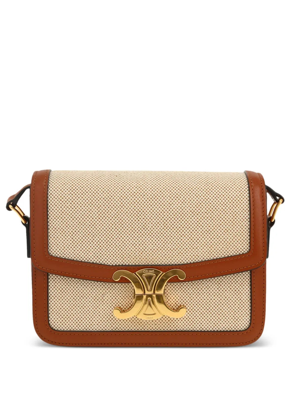 Celine Pre Owned Triomphe Teen Shoulder Bag — Same as shown — Size One Size — Front View