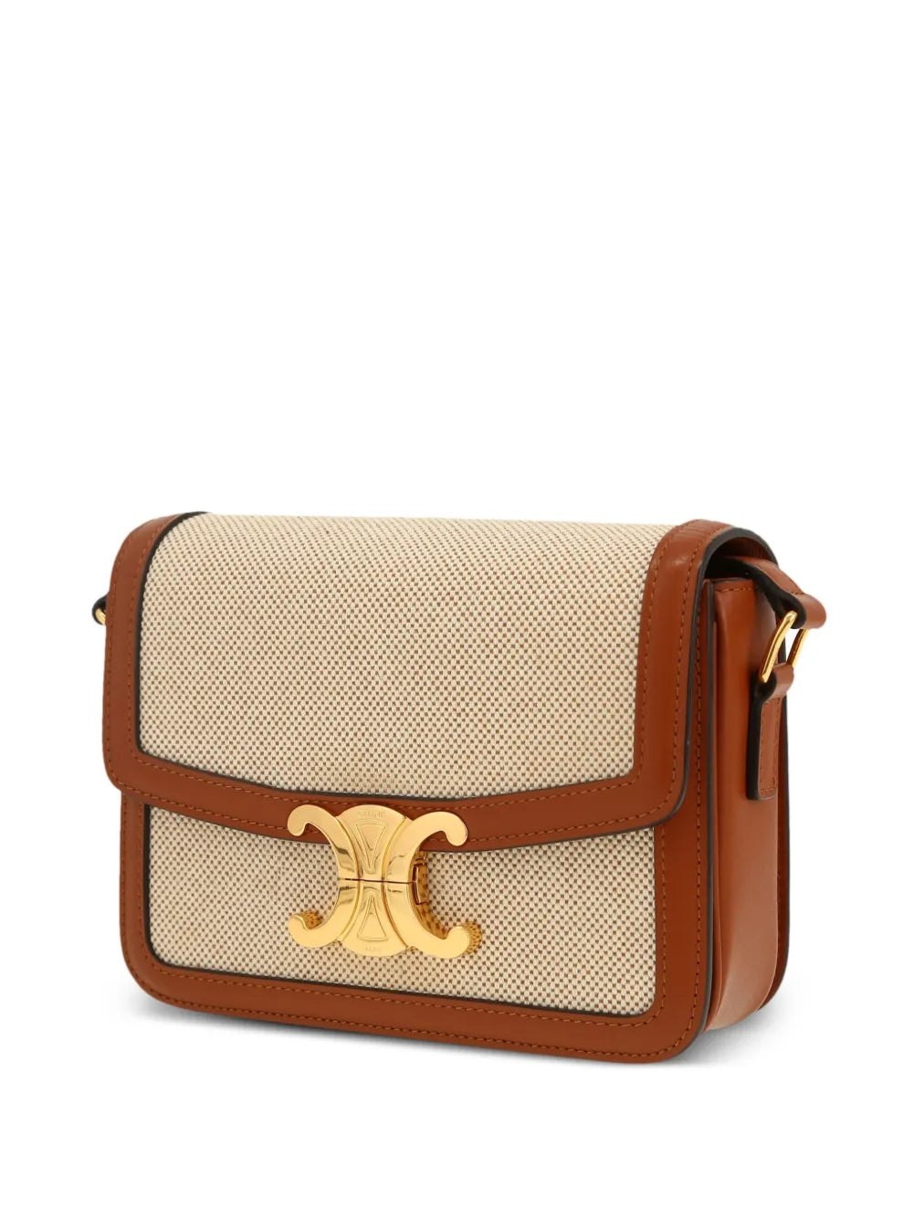 Celine Pre Owned Triomphe Teen Shoulder Bag — Same as shown — Size One Size — Top View