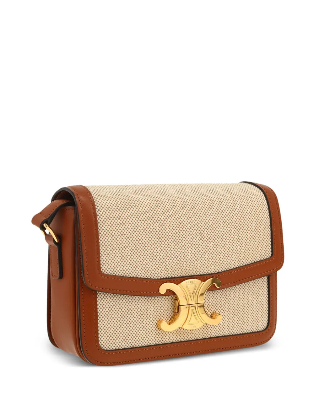 Celine Pre Owned Triomphe Teen Shoulder Bag — Same as shown — Size One Size — Detail View