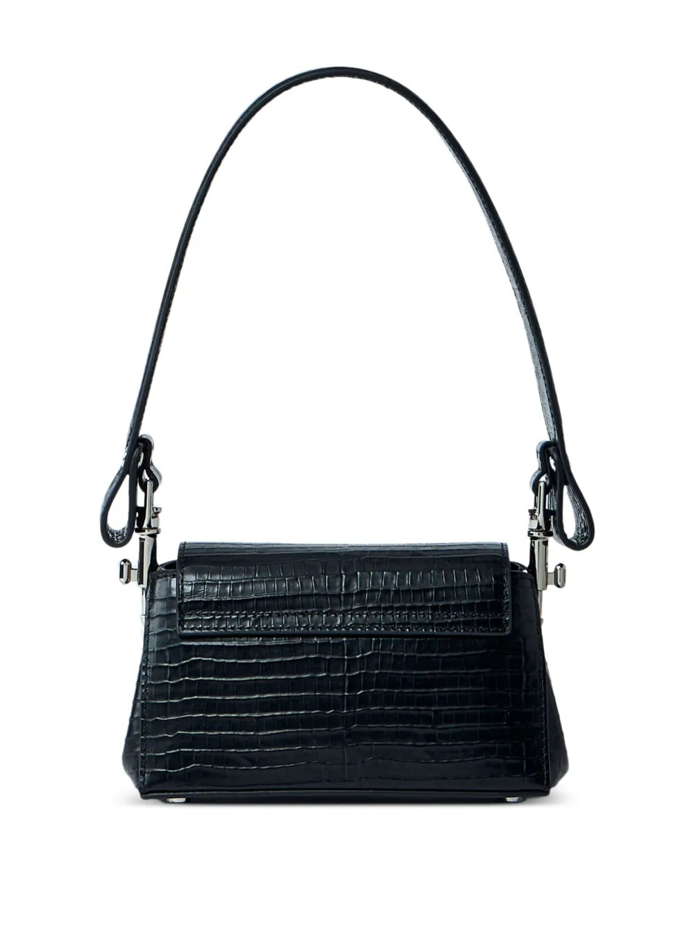 Vivienne Westwood Small Hazel Croc Embossed Flap Shoulder Bag — Same as shown — Size One Size — Side View