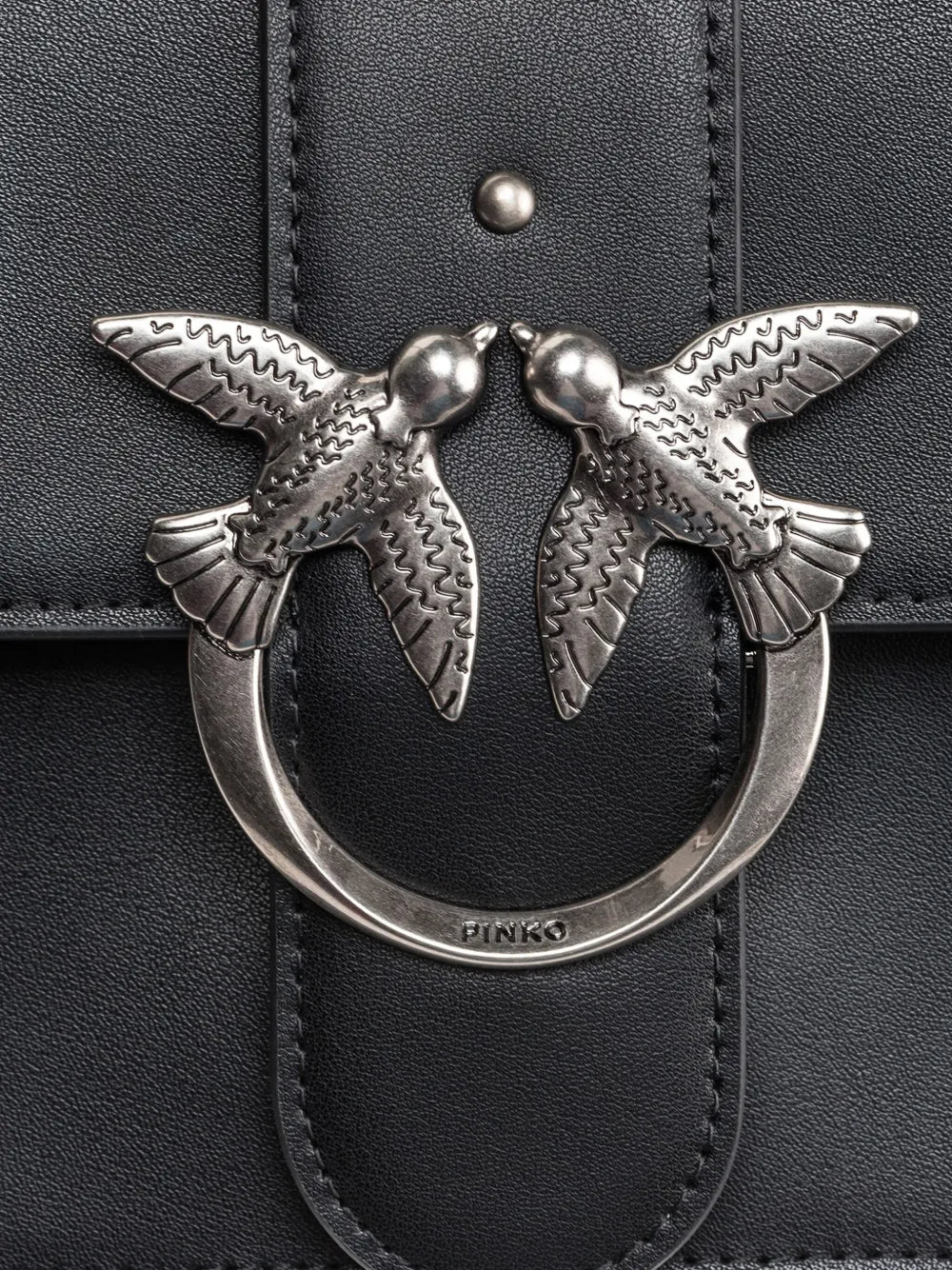 Pinko Love Birds Chain Strap Shoulder Bag — Same as shown — Size One Size — Top View