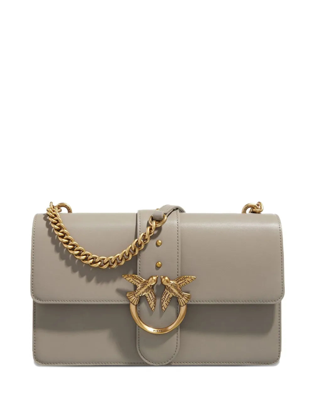 Pinko Love Birds Chain Strap Shoulder Bag — Same as shown — Size One Size — Front View