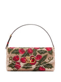 Valentino Garavani Small Valentino Garavani Devain Embroidered Shoulder Bag — Same as shown — Size One Size — Front View