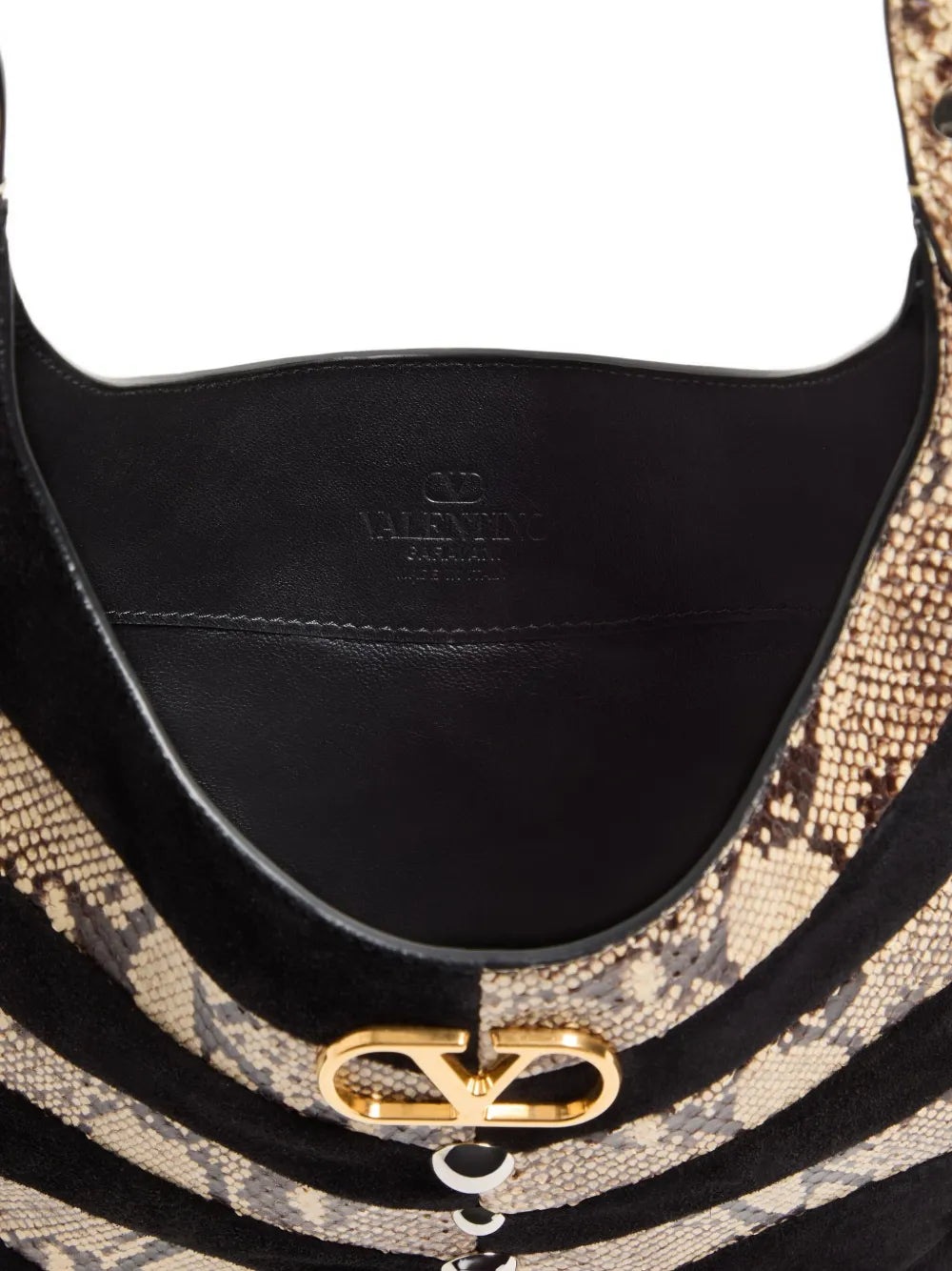 Valentino Garavani Small Chevron Patterned Shoulder Bag — Same as shown — Size One Size — Top View