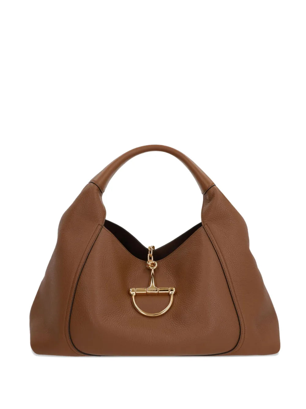 Gucci Maxi Softbit Grained Leather Shoulder Bag — Same as shown — Size One Size — Front View