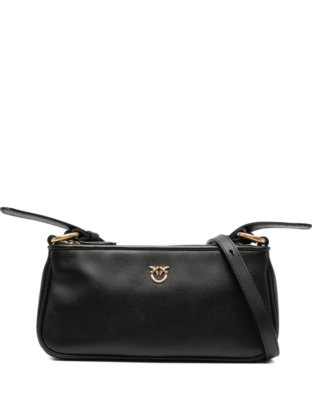 Pinko Rectangle Leather Shoulder Bag — Same as shown — Size One Size — Front View