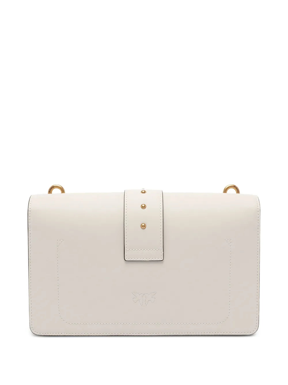 Pinko Classic Love One Simply Bird Embellished Studded Shoulder Bag — Same as shown — Size One Size — Side View