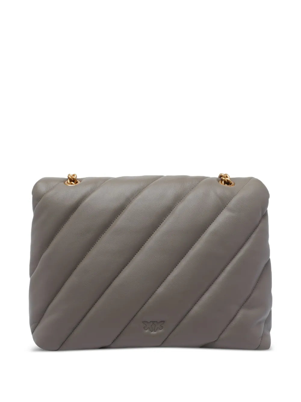 Pinko Quilted Bird Embellished Shoulder Bag — Same as shown — Size One Size — Side View