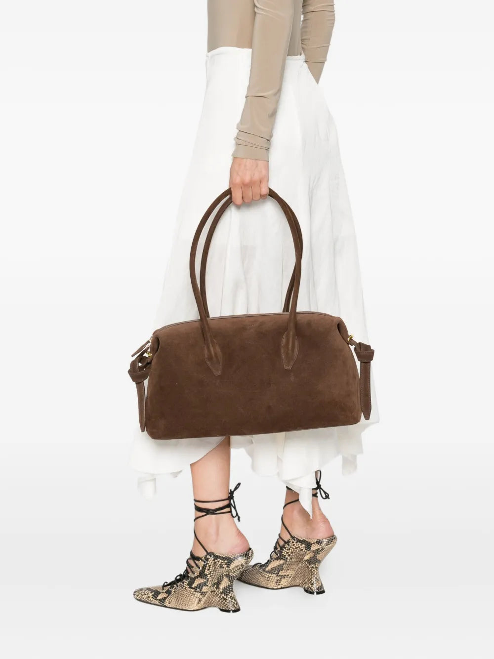 Yuzefi Brioche Shoulder Bag — Same as shown — Size One Size — Side View