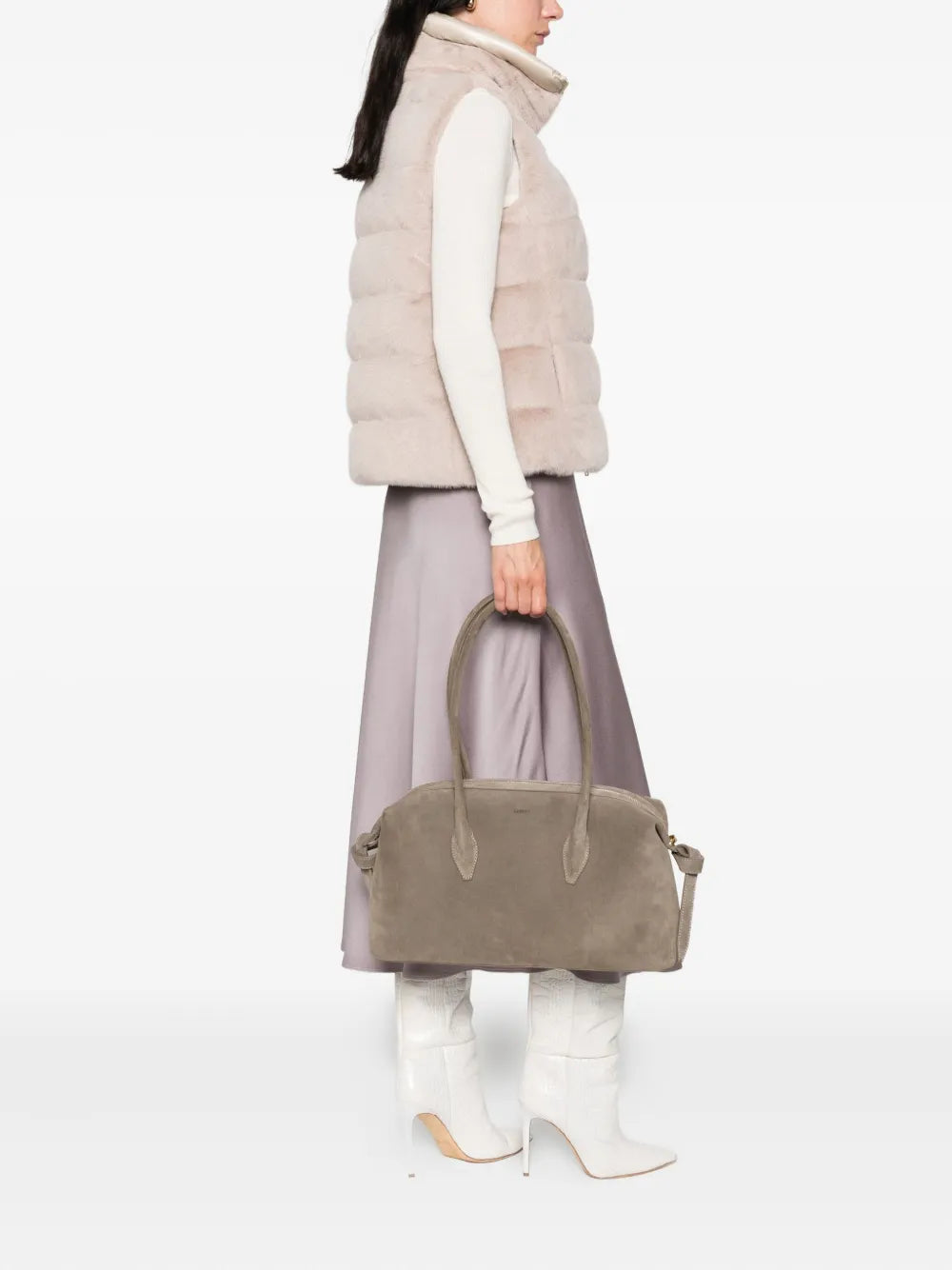 Yuzefi Brioche Shoulder Bag — Same as shown — Size One Size — Side View