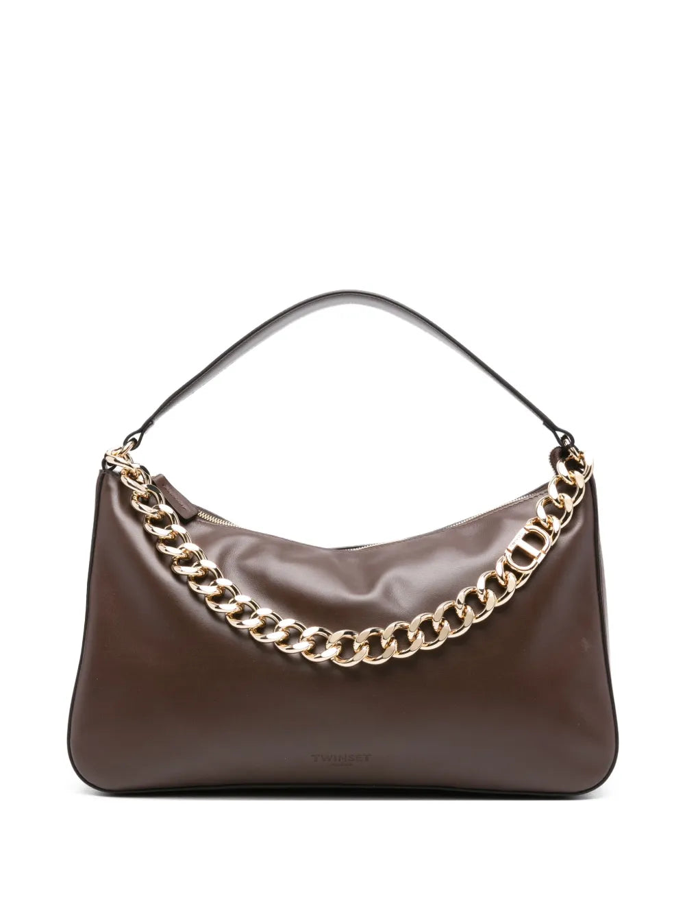 Twinset Medium Liliane Chain Embellished Shoulder Bag — Same as shown — Size One Size — Front View