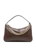 Twinset Medium Liliane Chain Embellished Shoulder Bag — Same as shown — Size One Size — Front View