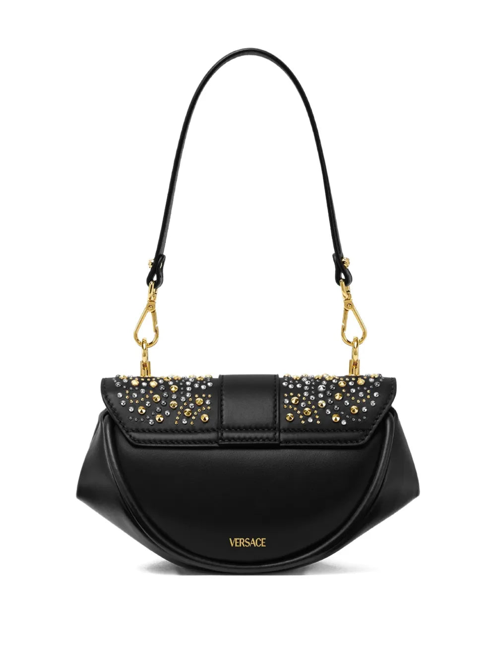 Versace Stud Embellished Shoulder Bag — Same as shown — Size One Size — Back View