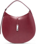 Polo Ralph Lauren Logo Clasp Leather Shoulder Bag — Same as shown — Size One Size — Front View