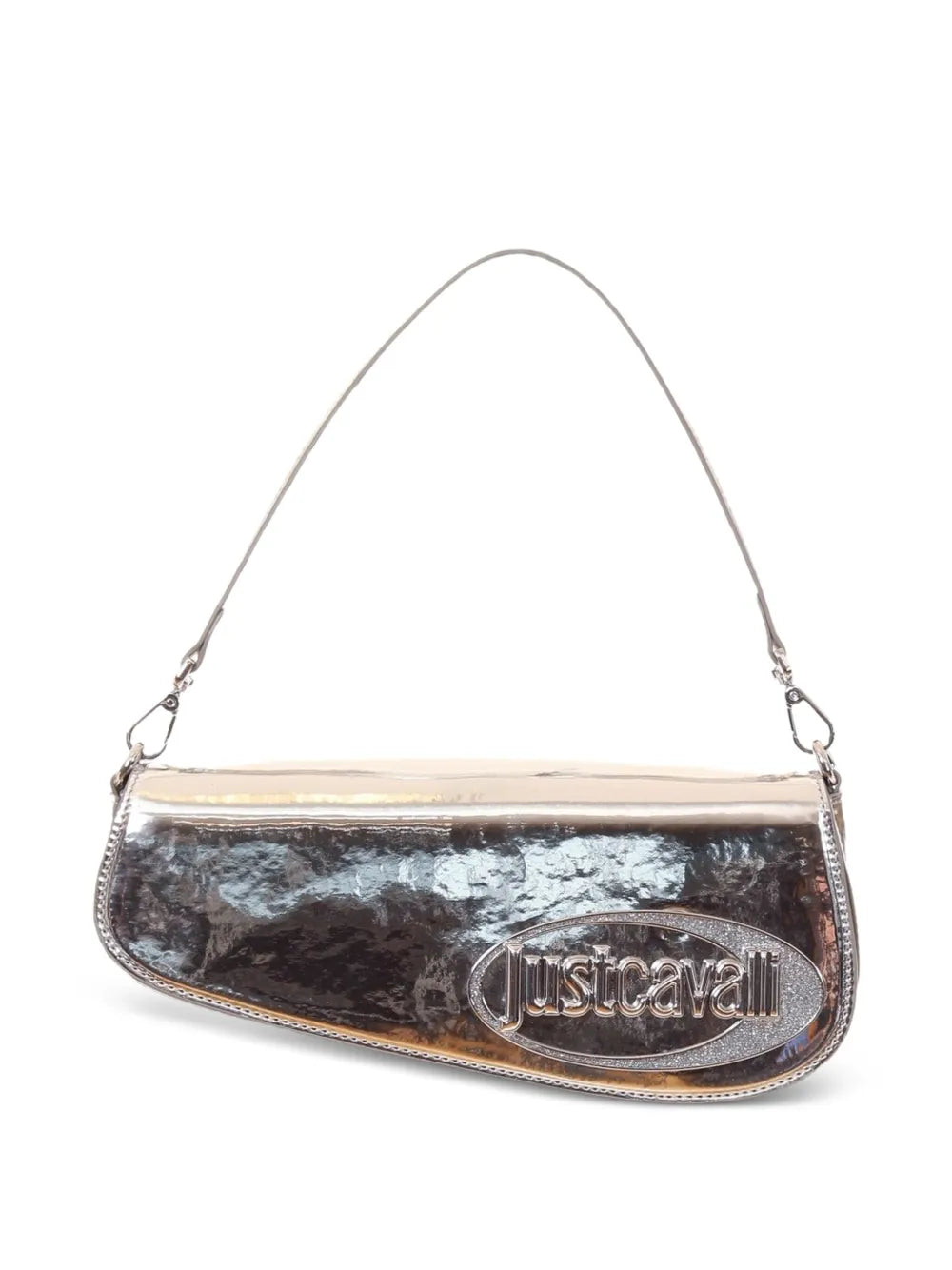 Just Cavalli Chain Strap Top Handle Shoulder Bag — Same as shown — Size One Size — Front View
