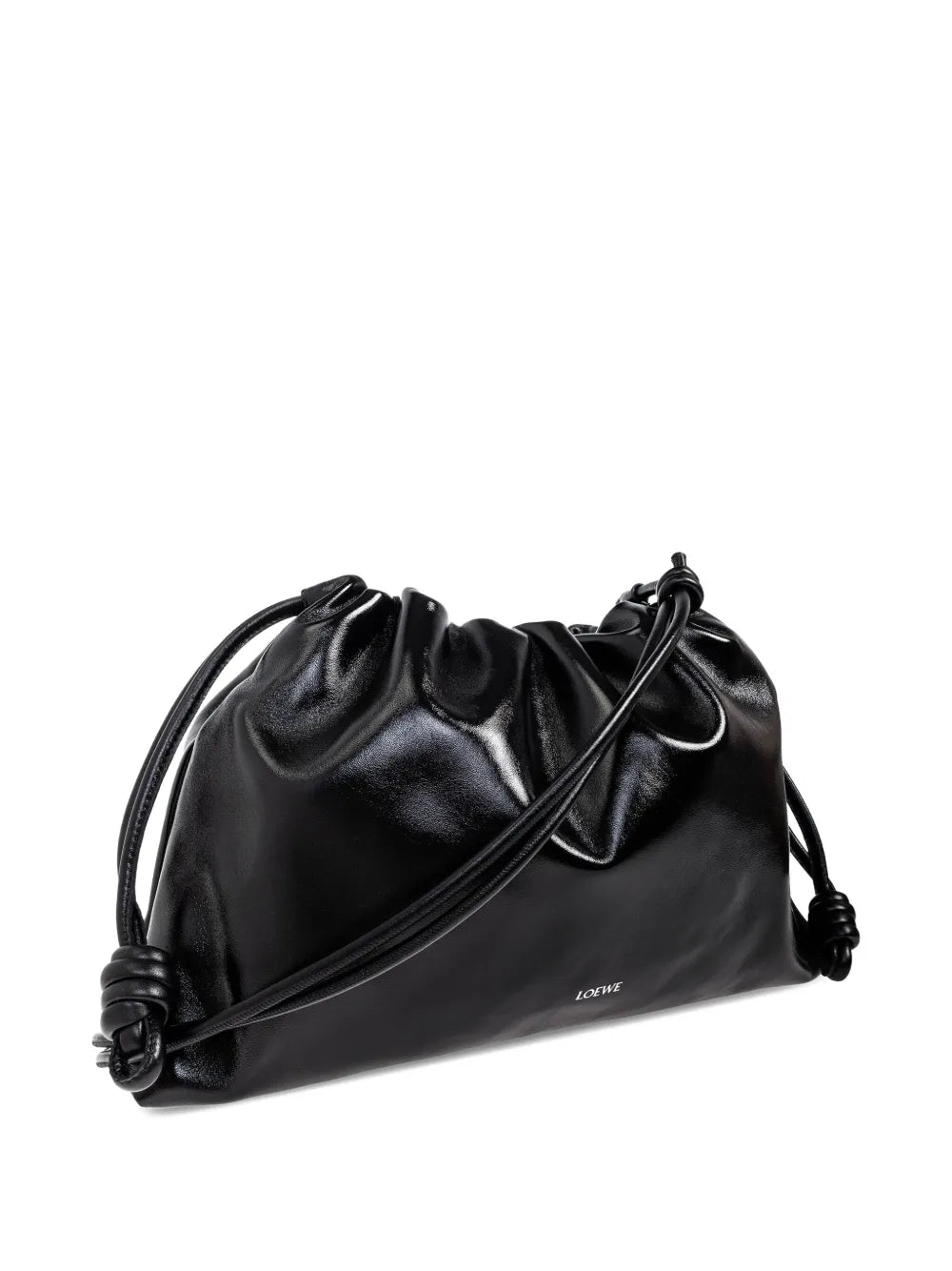 Loewe Large Flamenco Knotted Leather Shoulder Bag — Same as shown — Size One Size — Back View