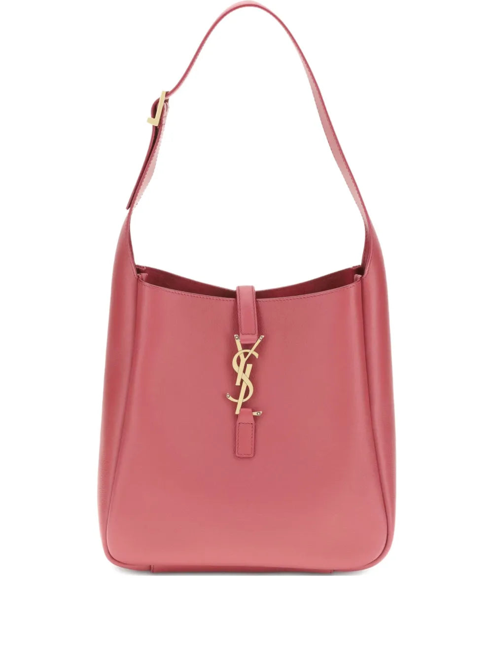 Saint Laurent Leather Ysl Logo Shoulder Bag — Same as shown — Size One Size — Front View