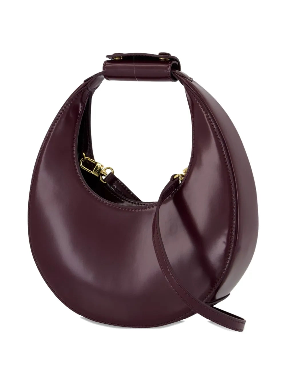 Staud Mini Moon Crescent Top Handle Shoulder Bag — Same as shown — Size One Size — Back View