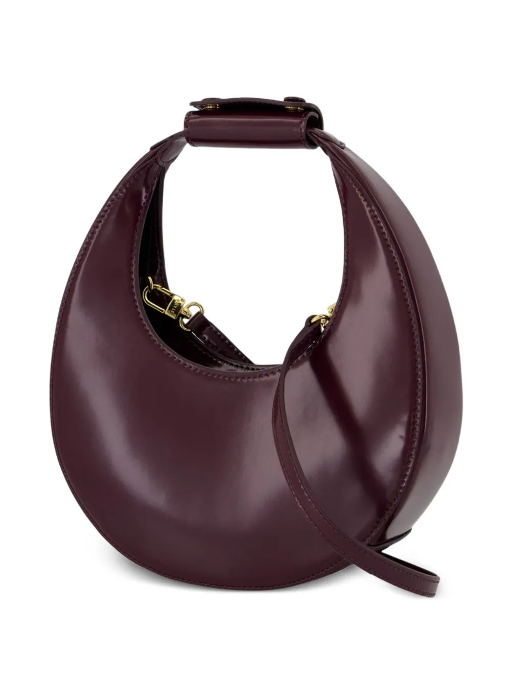 Staud Mini Moon Crescent Top Handle Shoulder Bag — Same as shown — Size One Size — Side View