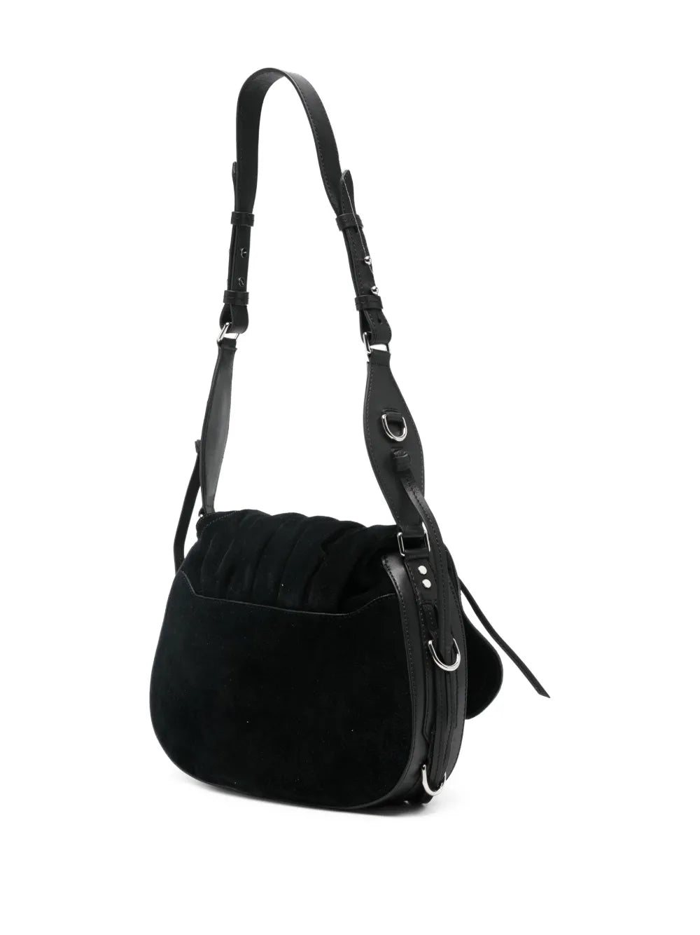 Isabel Marant Bolton Suede Shoulder Bag — Same as shown — Size One Size — Back View