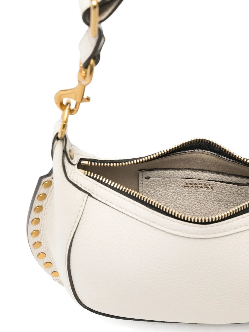 Isabel Marant Oskan Moon Studded Shoulder Bag — Same as shown — Size One Size — Detail View