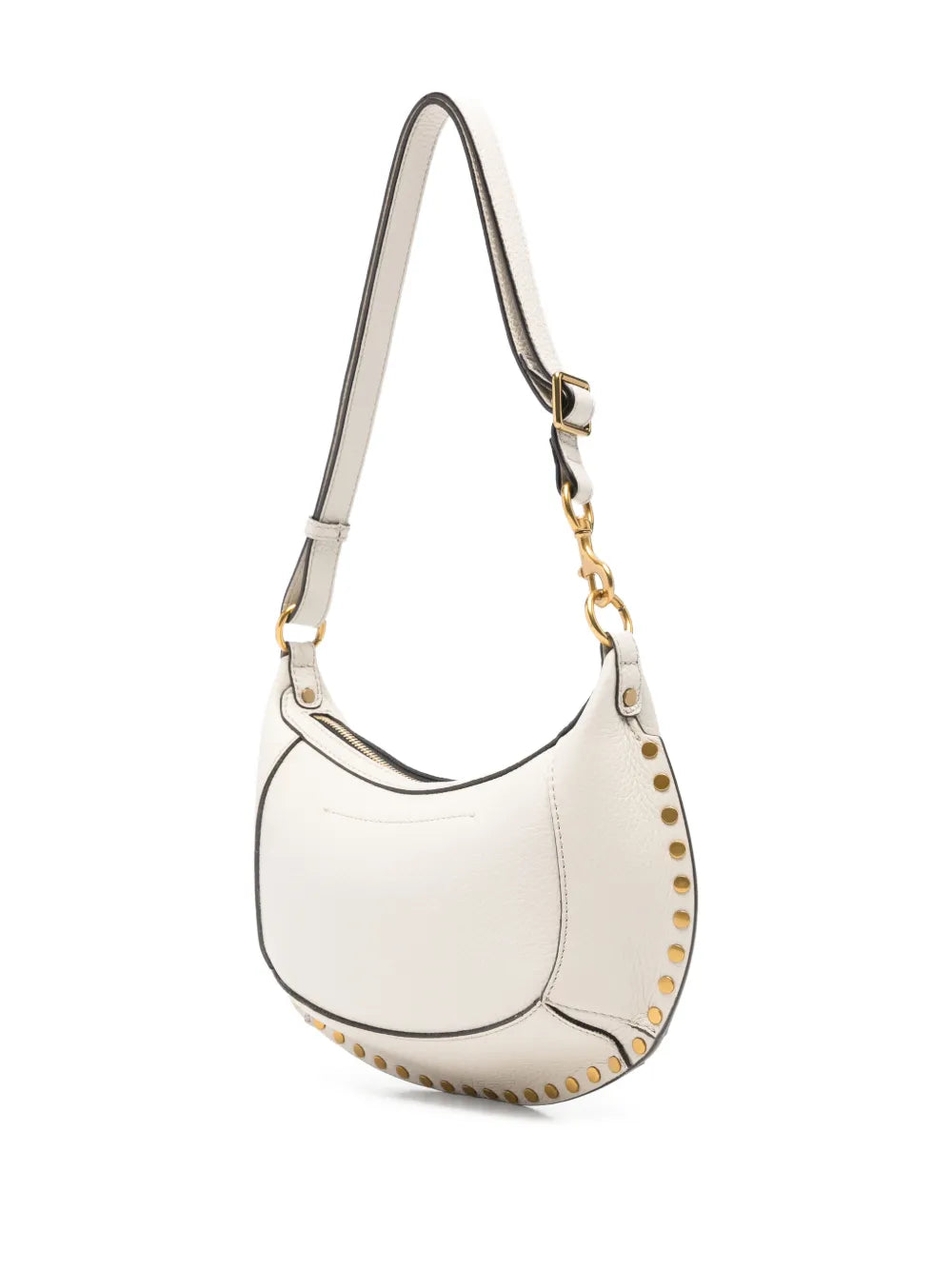 Isabel Marant Oskan Moon Studded Shoulder Bag — Same as shown — Size One Size — Back View