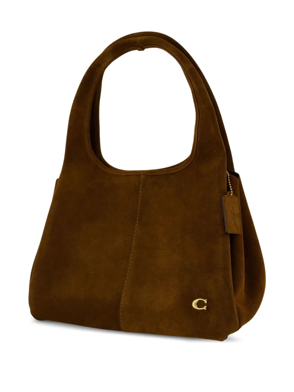 Coach Lana Top Handle Suede Shoulder Bag — Same as shown — Size One Size — Side View