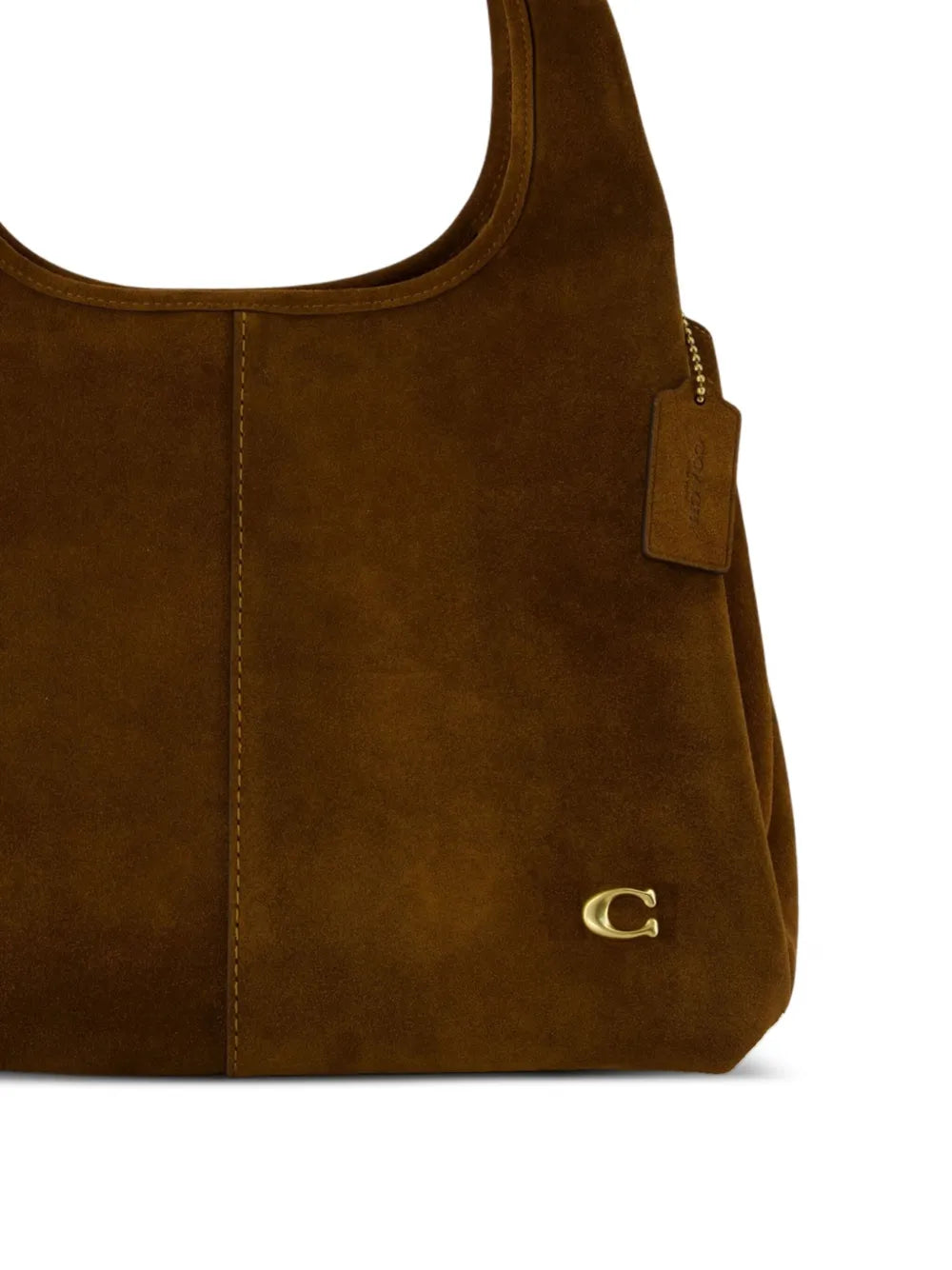 Coach Lana Top Handle Suede Shoulder Bag — Same as shown — Size One Size — Back View
