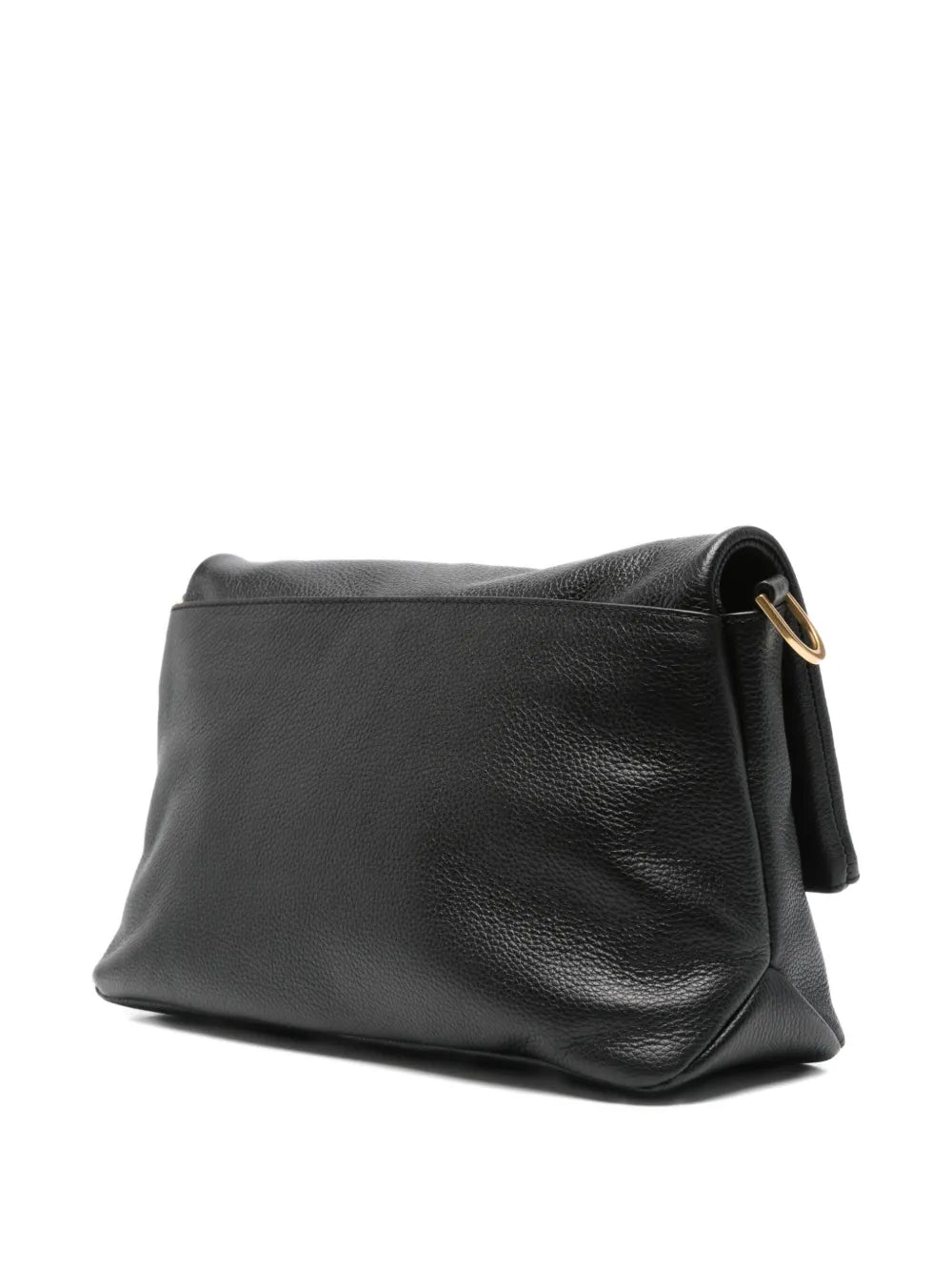 Zadigvoltaire Rocky Grained Leather Shoulder Bag — Same as shown — Size One Size — Back View