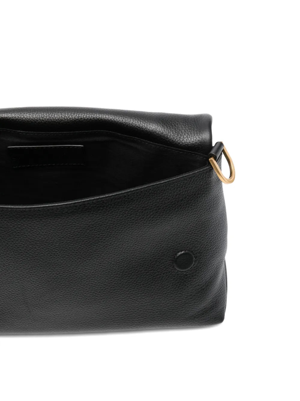 Zadigvoltaire Rocky Grained Leather Shoulder Bag — Same as shown — Size One Size — Detail View
