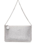Stella Mccartney Falabella Pochette Crystal Embellished Chain Shoulder Bag — Same as shown — Size One Size — Front View