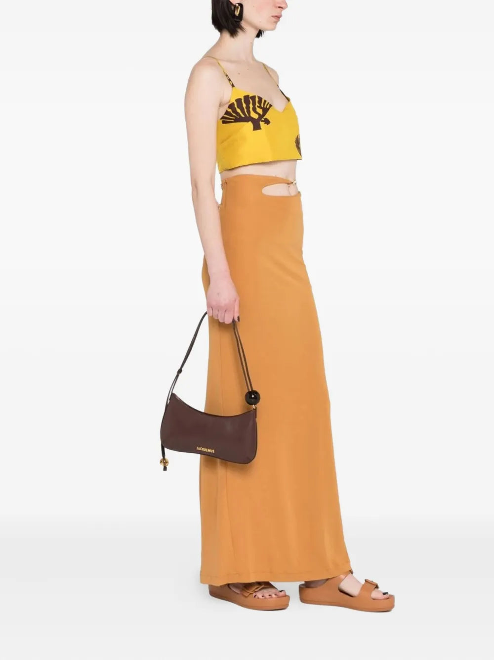 Jacquemus Le Bisou Perle Shoulder Bag — Same as shown — Size One Size — Side View