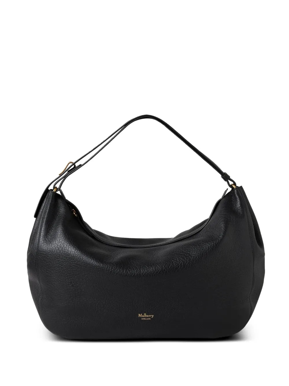 Mulberry Meadow Curved Leather Shoulder Bag — Same as shown — Size One Size — Front View