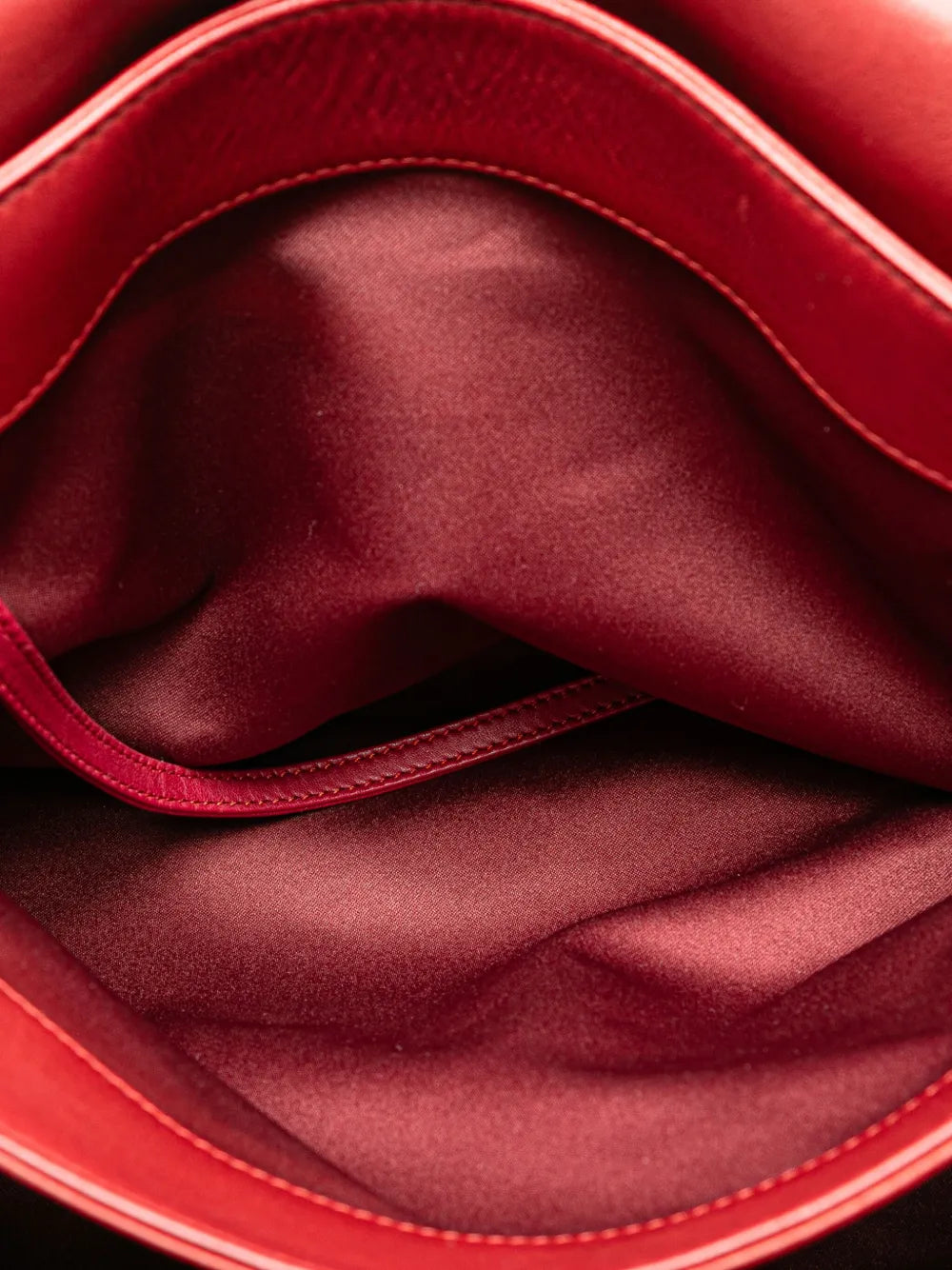 Chanel Pre Owned 2011 Maxi Lambskin 3 Accordion Flap Shoulder Bag — Same as shown — Size One Size — Top View