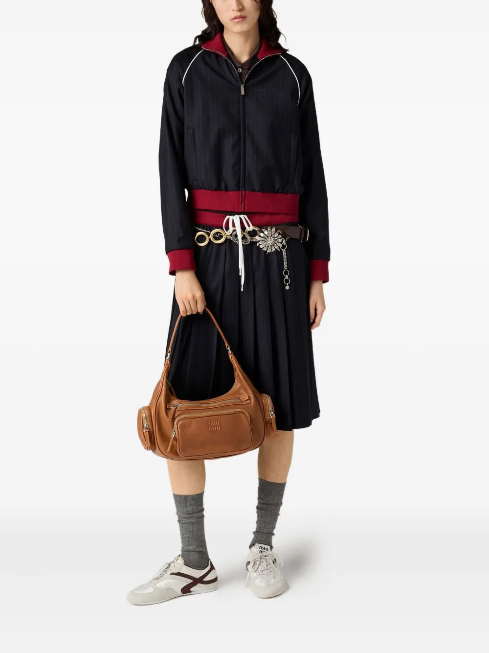 Miu Miu Pocket Shoulder Bag — Same as shown — Size One Size — Side View
