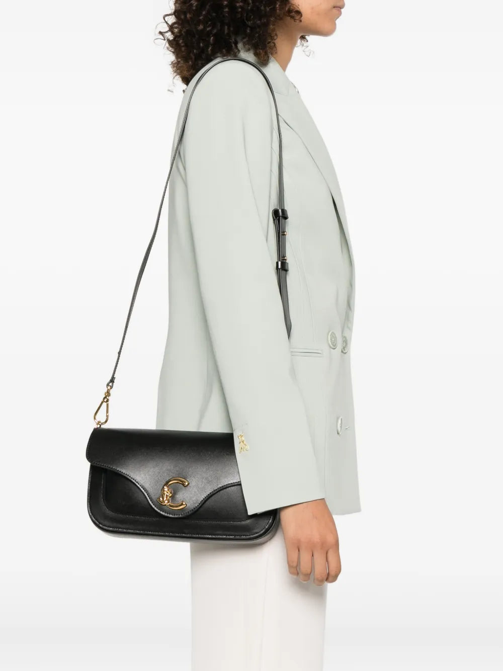 Coccinelle Leather Shoulder Bag — Same as shown — Size One Size — Side View