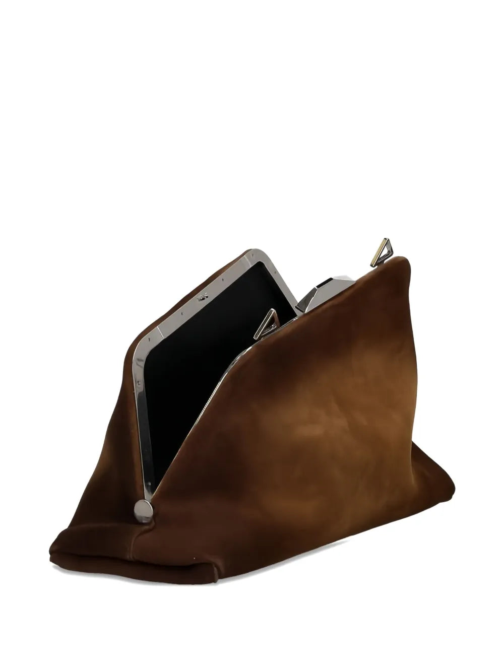The Attico Medium Day Off Suede Shoulder Bag — Same as shown — Size One Size — Top View