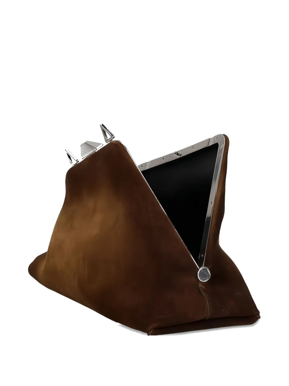 The Attico Medium Day Off Suede Shoulder Bag — Same as shown — Size One Size — Back View