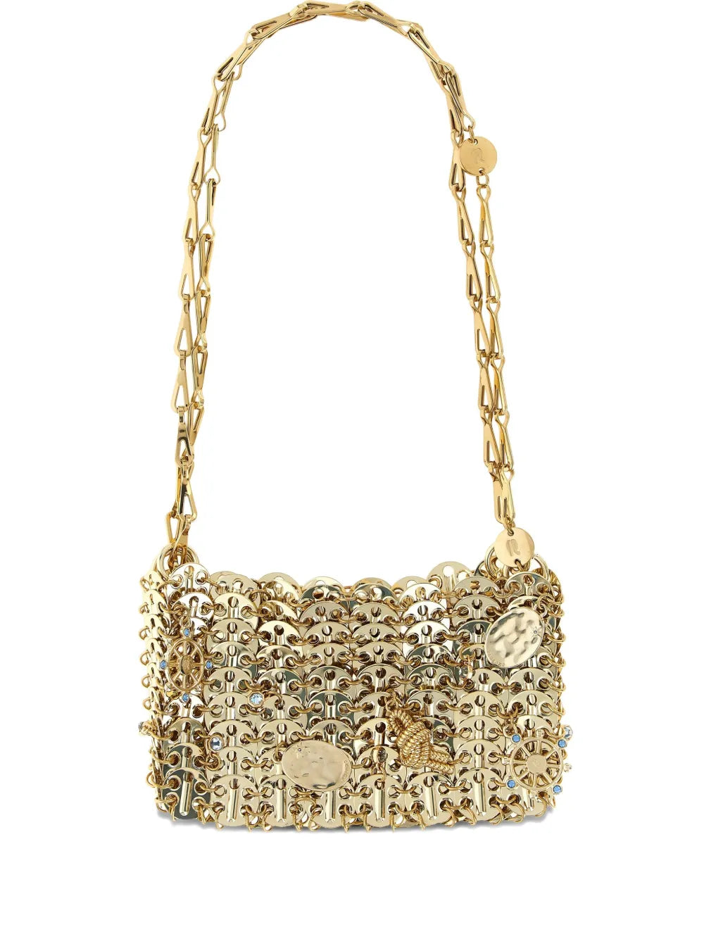 Rabanne 1969 Metal Mesh Mini Bag — Same as shown — Size One Size — Front View
