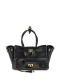 Balenciaga Crocodile Effect Top Handle Shoulder Bag — Same as shown — Size One Size — Front View