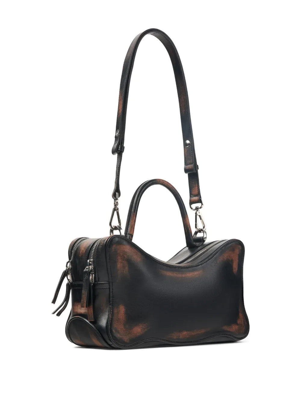 Camperlab Lunissi Leather Top Handle Shoulder Bag — Same as shown — Size One Size — Back View