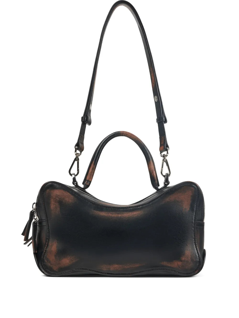 Camperlab Lunissi Leather Top Handle Shoulder Bag — Same as shown — Size One Size — Front View