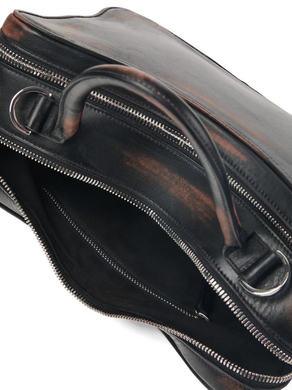 Camperlab Lunissi Leather Top Handle Shoulder Bag — Same as shown — Size One Size — Top View