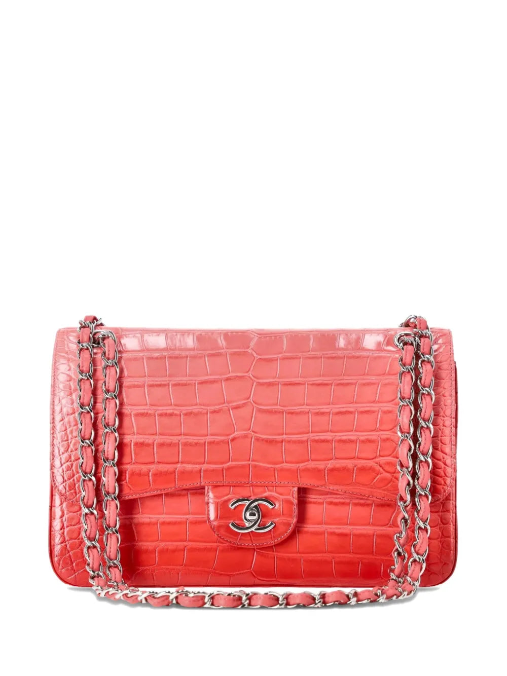 Chanel Pre Owned 2015 16 Jumbo Double Flap Shoulder Bag — Same as shown — Size One Size — Front View