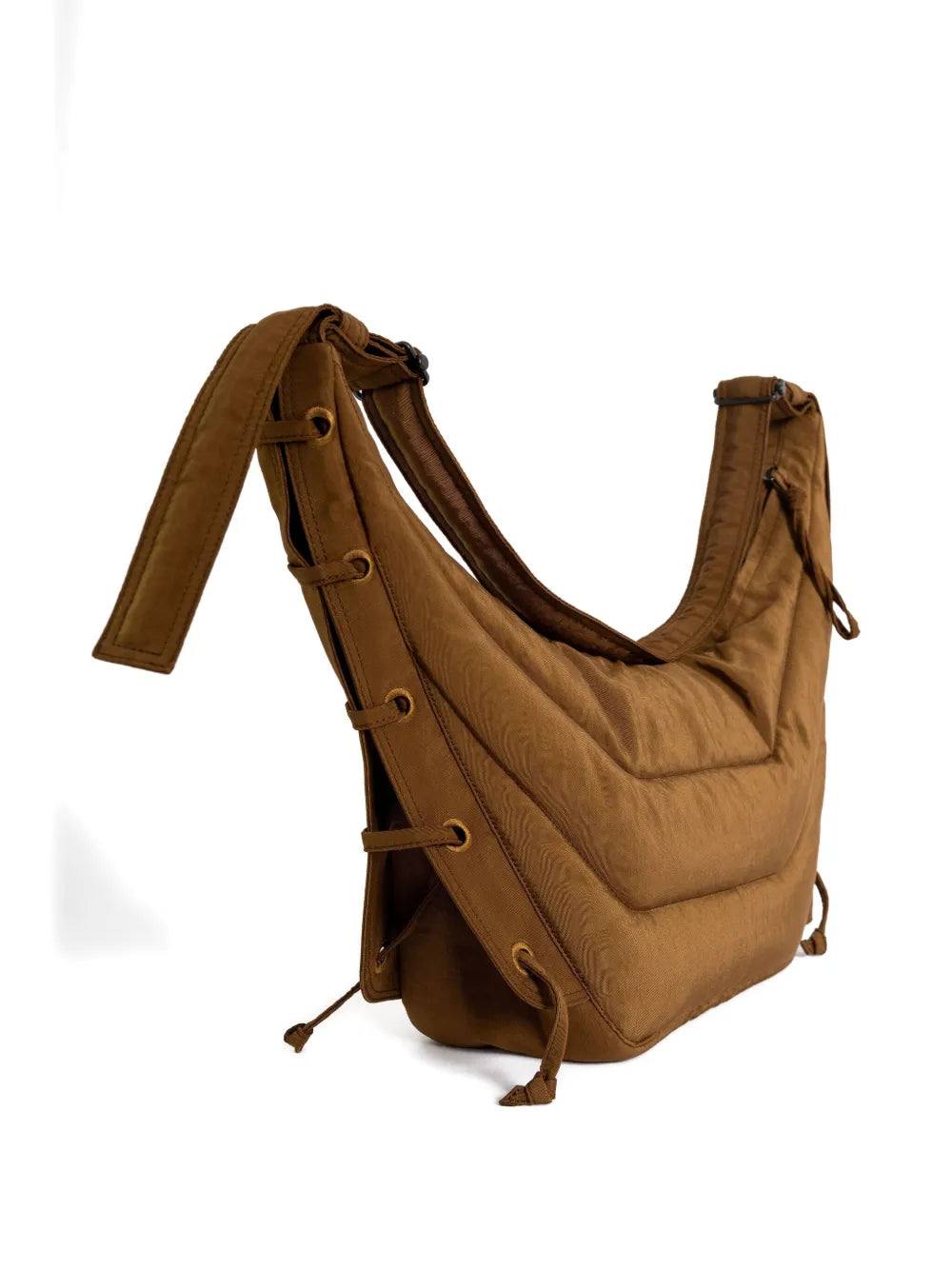 Lemaire Quilted Lace Up Shoulder Bag — Same as shown — Size One Size — Back View