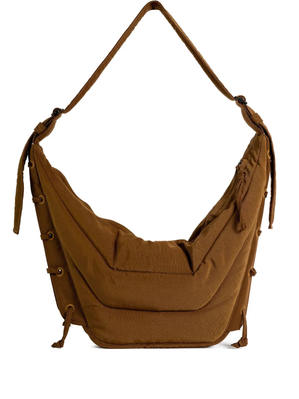 Lemaire Quilted Lace Up Shoulder Bag — Same as shown — Size One Size — Front View