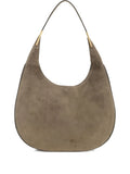 Savette Suede Crescent Shoulder Bag — Same as shown — Size One Size — Front View
